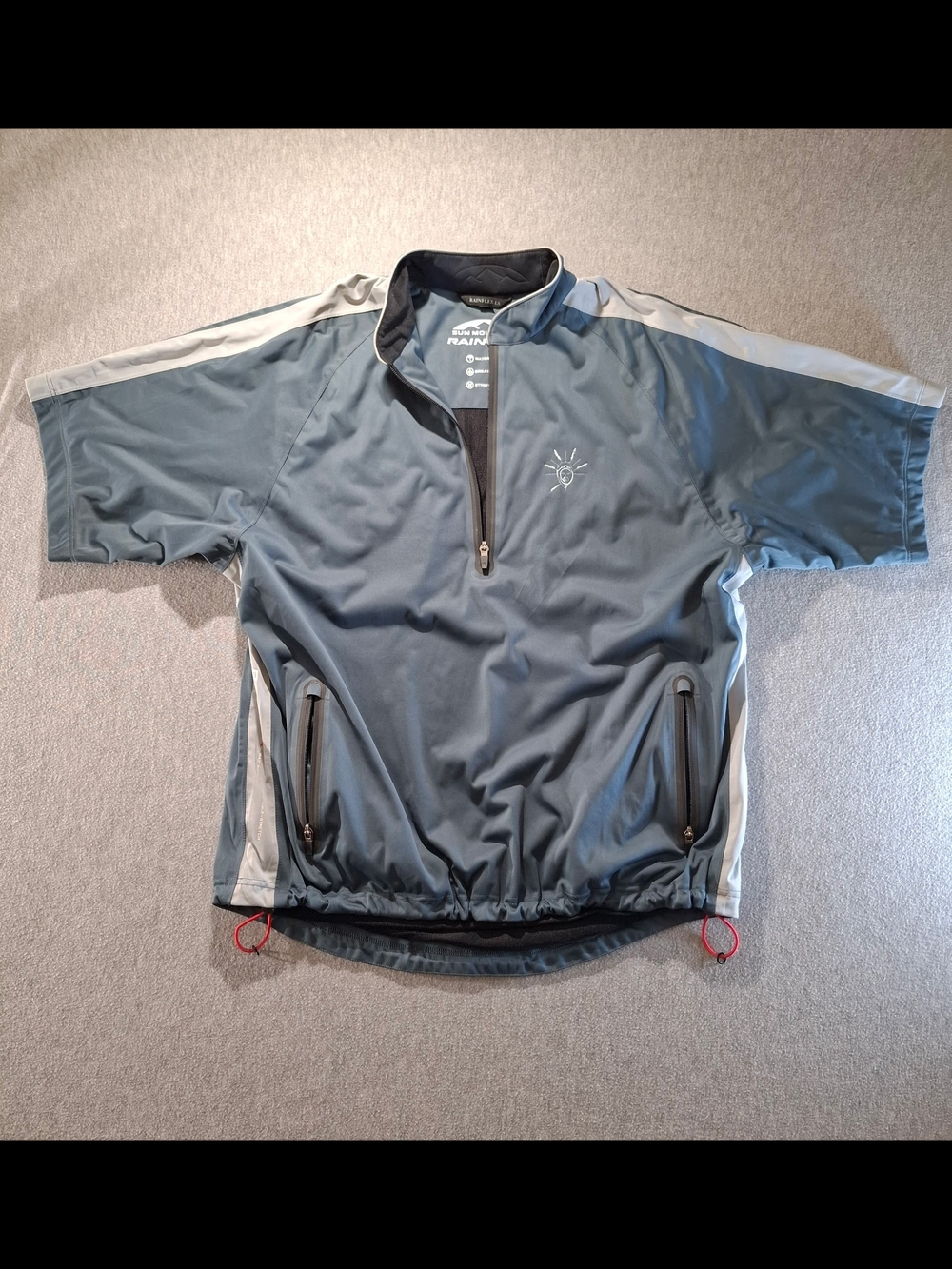 Sun Mountain Men's Performance Half-Zip Golf Jacket - Slate Blue - Picture 1 of 10